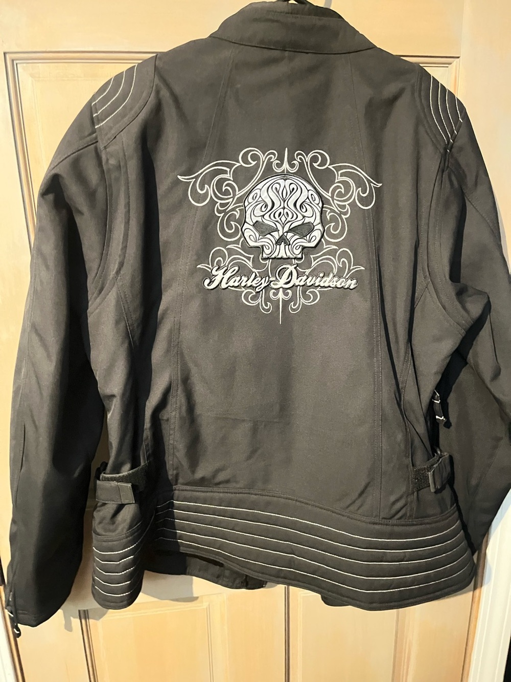 Harley-Davidson Black Mesh-Lined Motorcycle Jacket